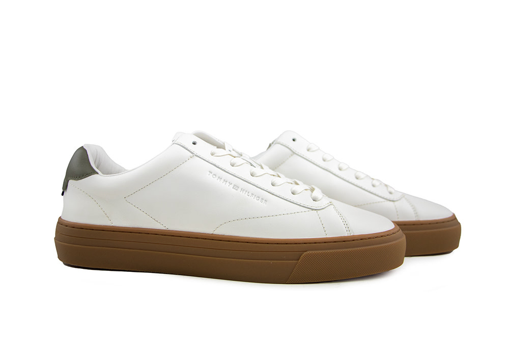 Tommy Hilfiger Premium Dress Cupsole Ecru