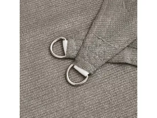 Voile d'ombrage 160 g/m² rectangulaire gris clair 2x3,5 m PEHD