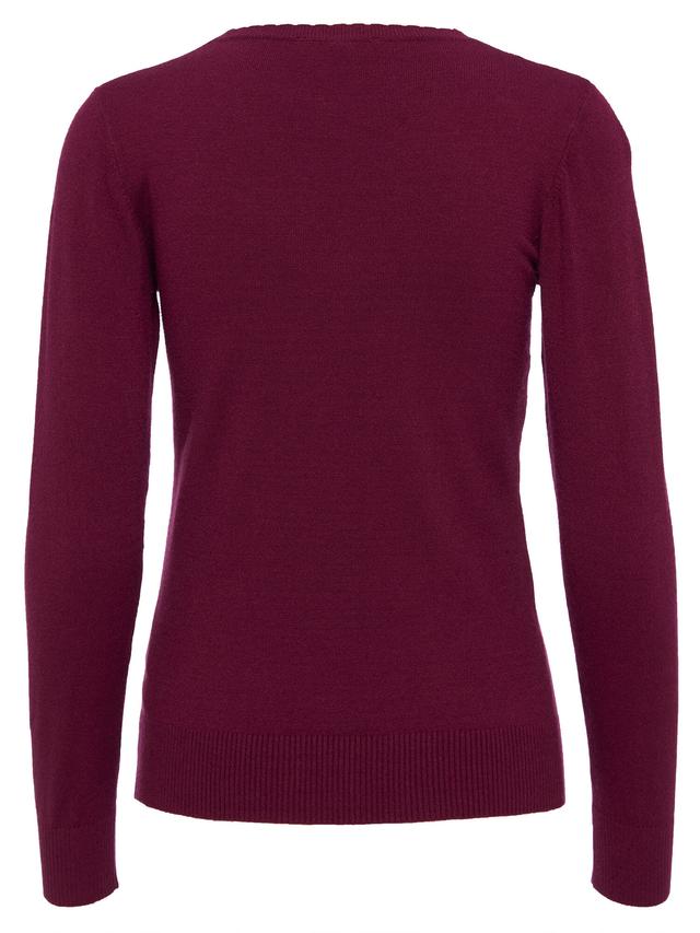 Pullover bestickt mit Perlendeko