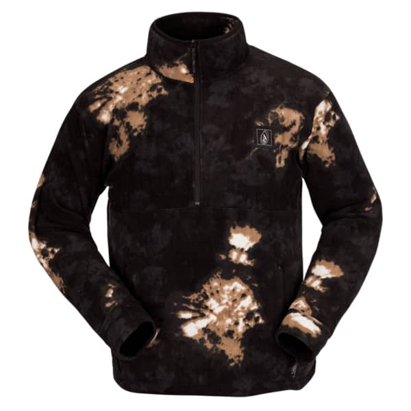 Sweat polaire VOLCOM V-SCIENCE FLEECE P/O 1/2 ZIP BLEACH BLACK