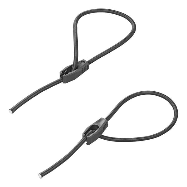 Festesnor elastisk 50 cm justerbar - sett med 4 stk