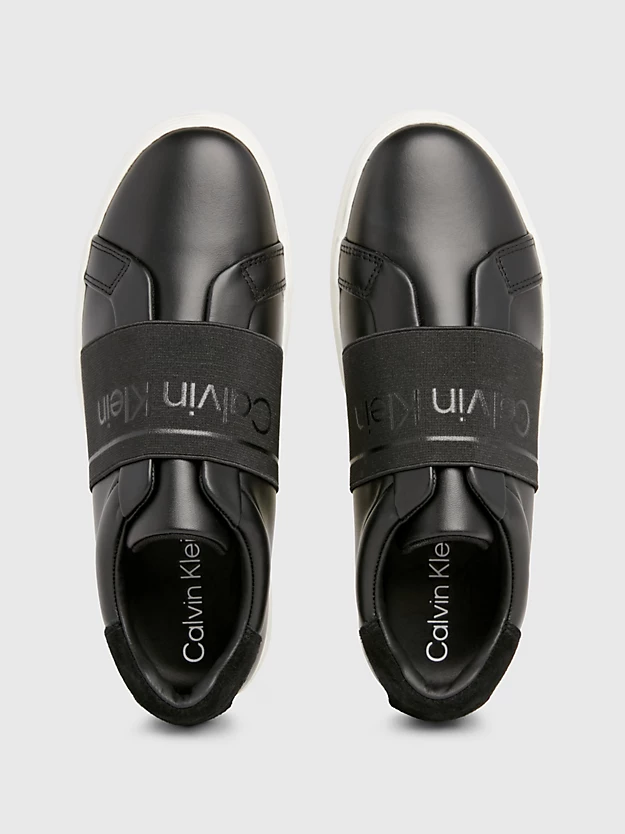 Sapatos de couro sem cadarço