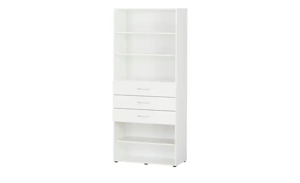 Regal Multischrank-System 80 cm 185 cm Weiß
