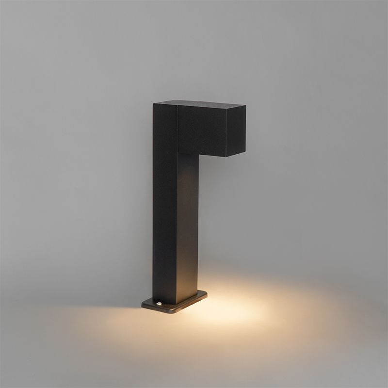 Buitenlamp zwart met grondpin en kabelmof 35cm IP44 - Baleno