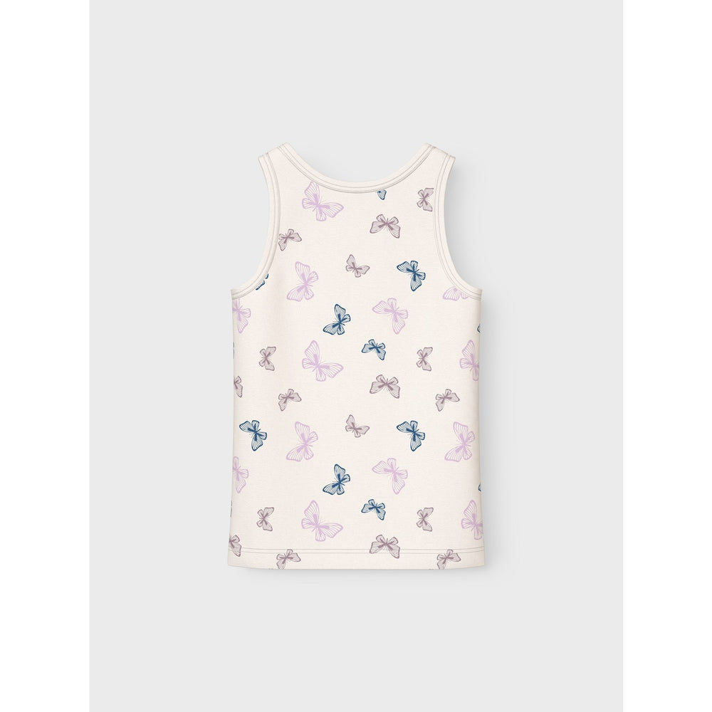 Køb Name It Jet Stream Tank Top 2-pak Jet Stream Butterfly Noos