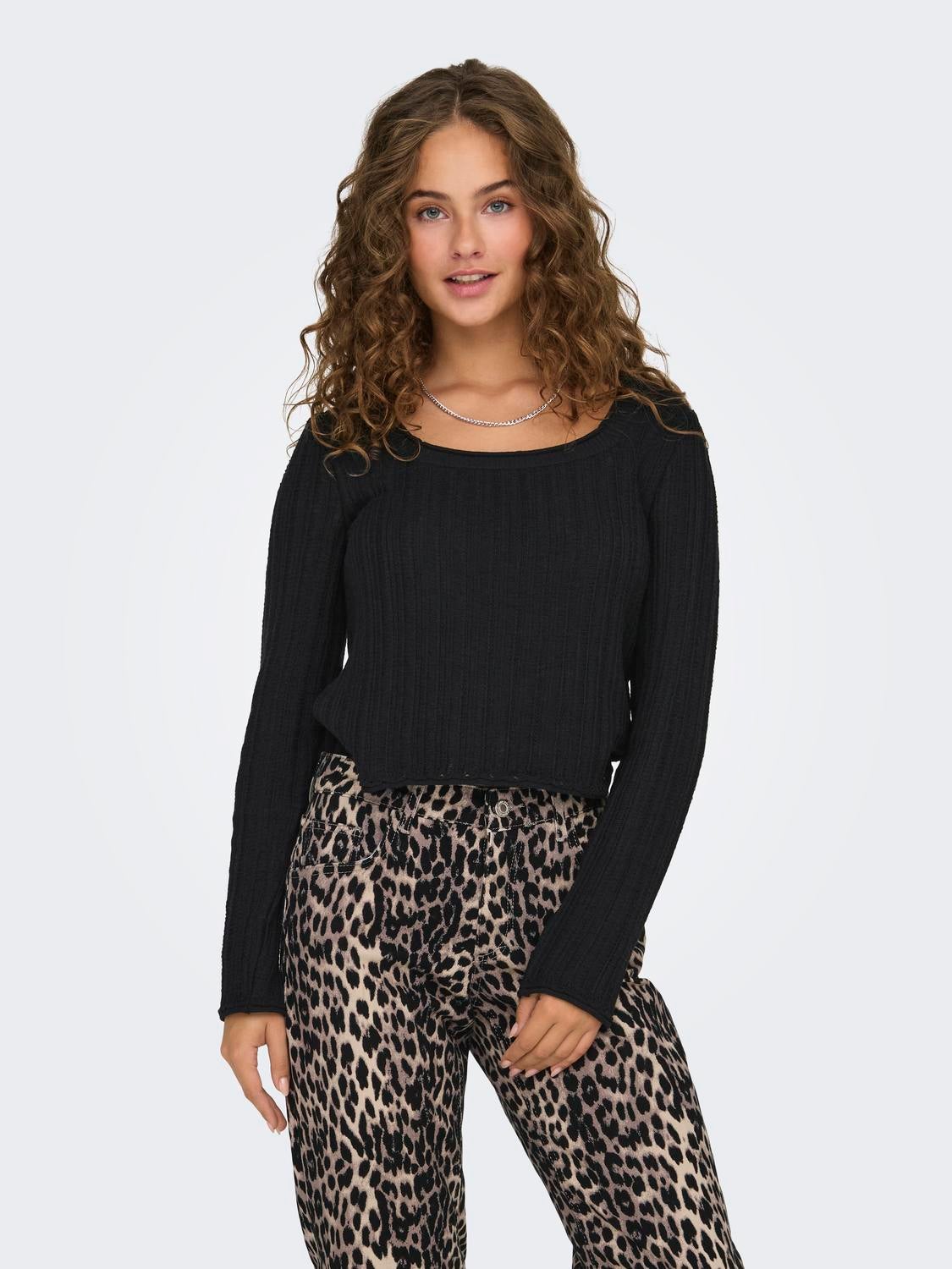 ONLCRILLA Strickpullover Black