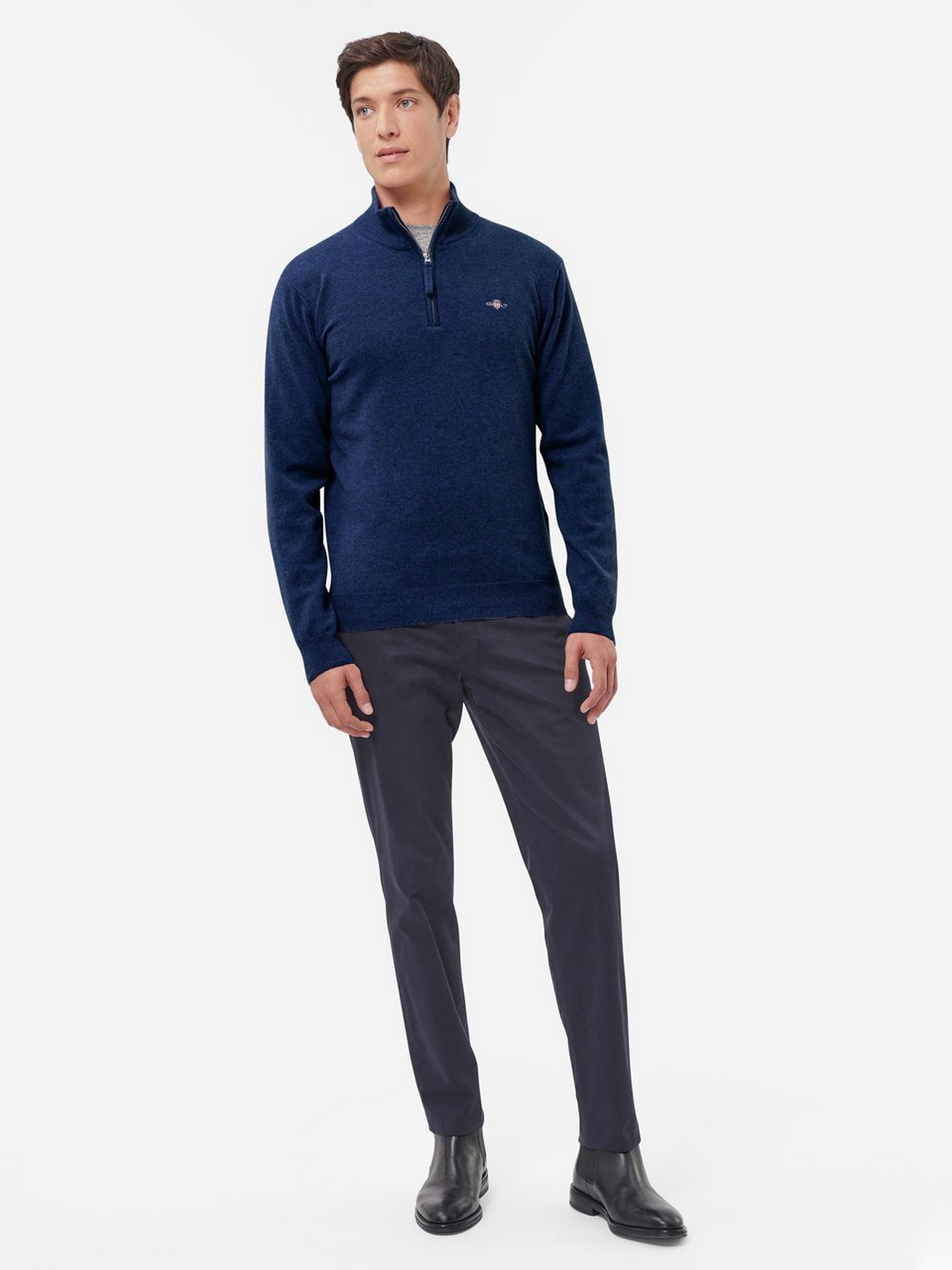 Pullover SUPERFINE LAMBSWOOL HALF ZIP