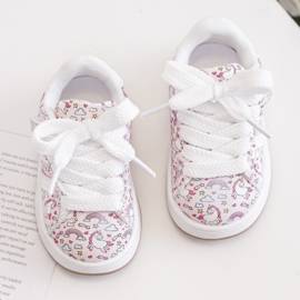 Pink unicorn sneakers