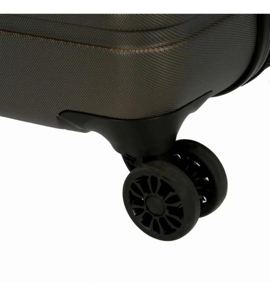 Mala de viagem Roll Road Cabin expansível Roll Road India, antracite - 40x55x20cm -