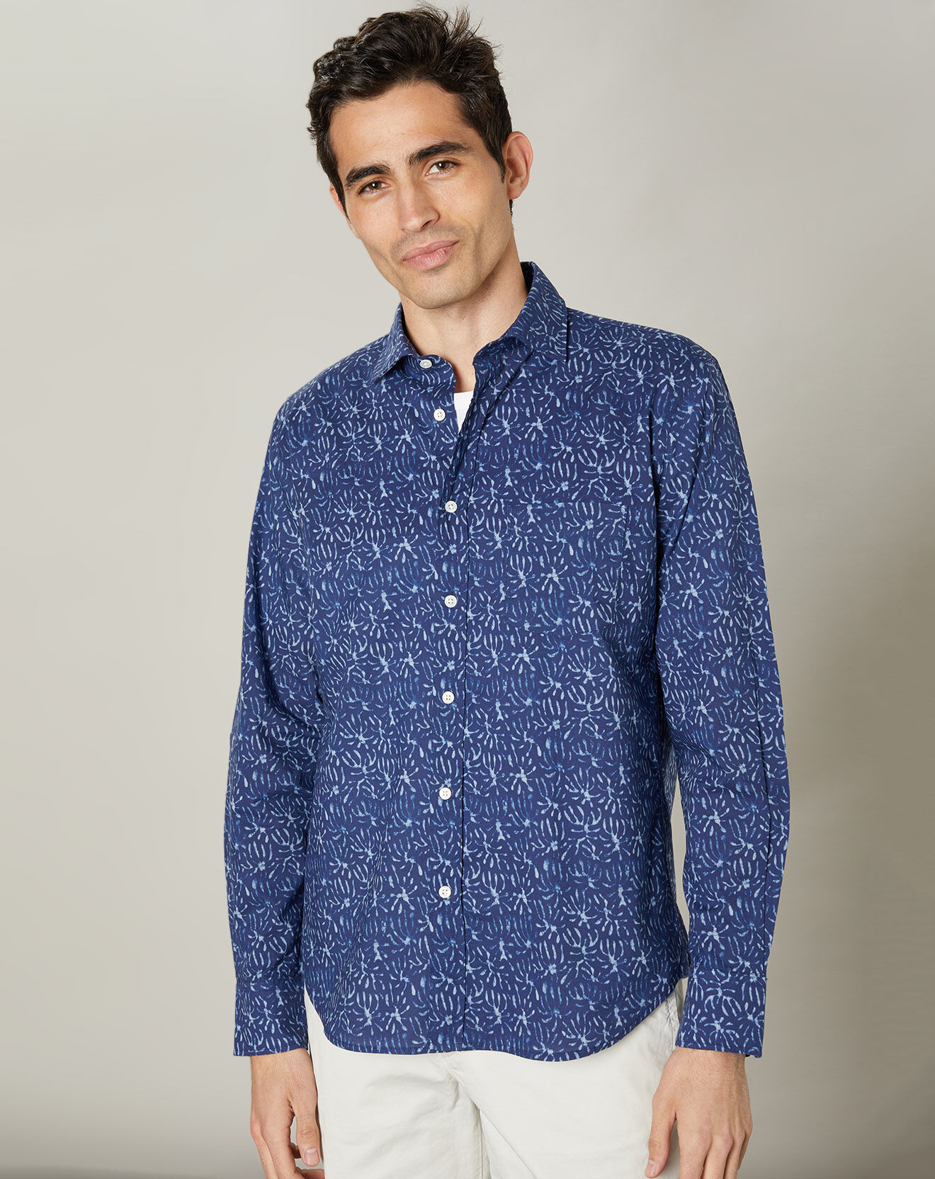 Hartford Chemise regular Paul indigo