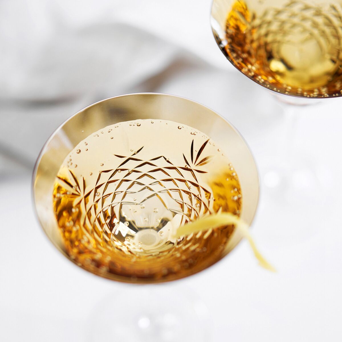 Crispy Cocktail Glass 2 stk, Citrine