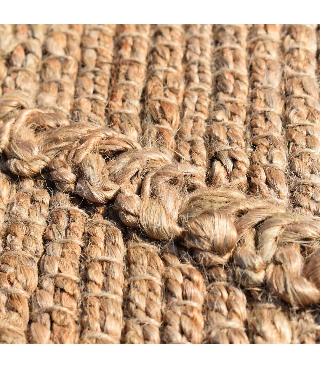 Tapis kilim KL JUTE LOSANGE en jute fait main Care&Fair