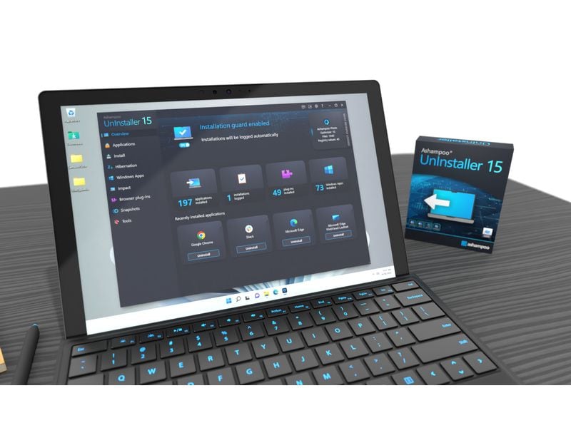 Ashampoo Un­Installer 15 ESD, Vollversion, 1 PC Software bis zum letzten Byte entfernen