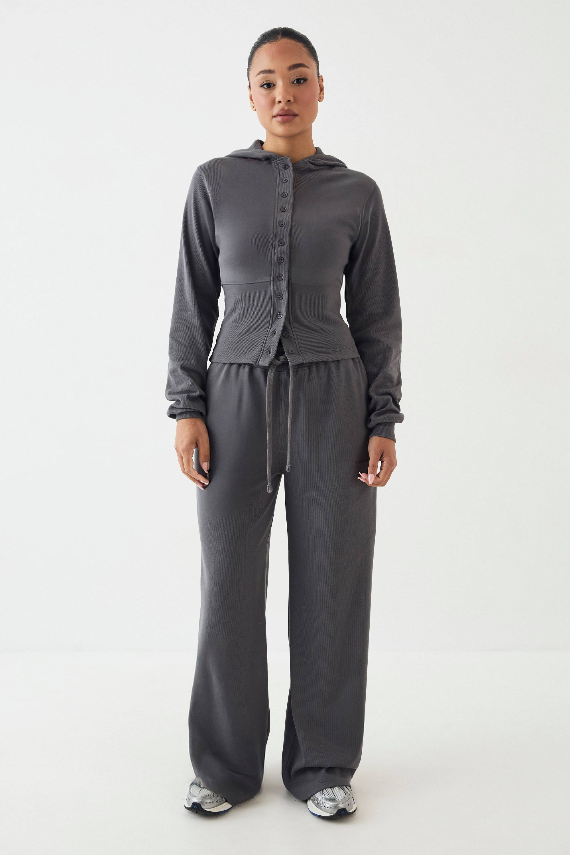 Jogging Jambe Droite Côtelé Épais Dsgn Studio