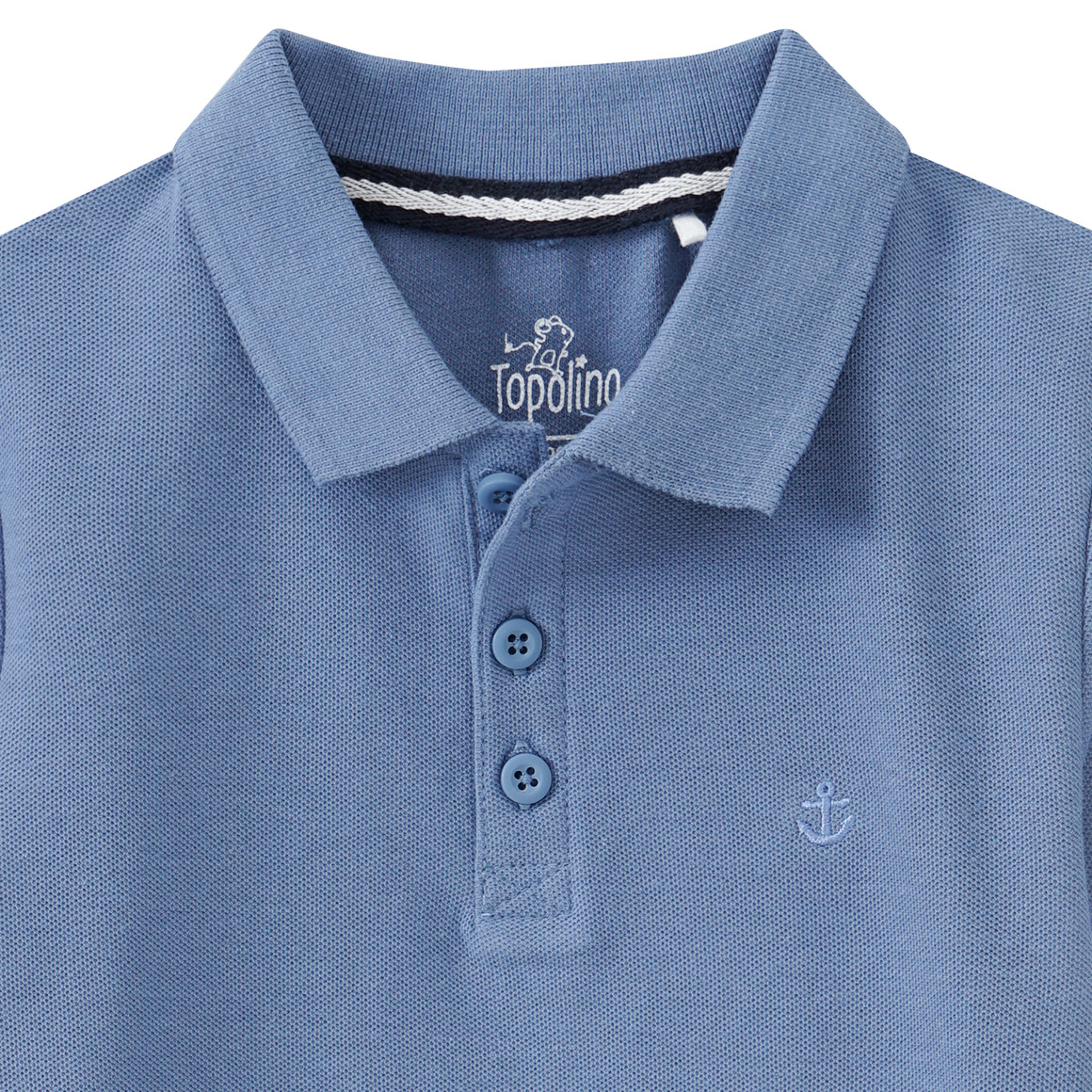 Topolino Jungen Poloshirt in Piqué-Qualität blau