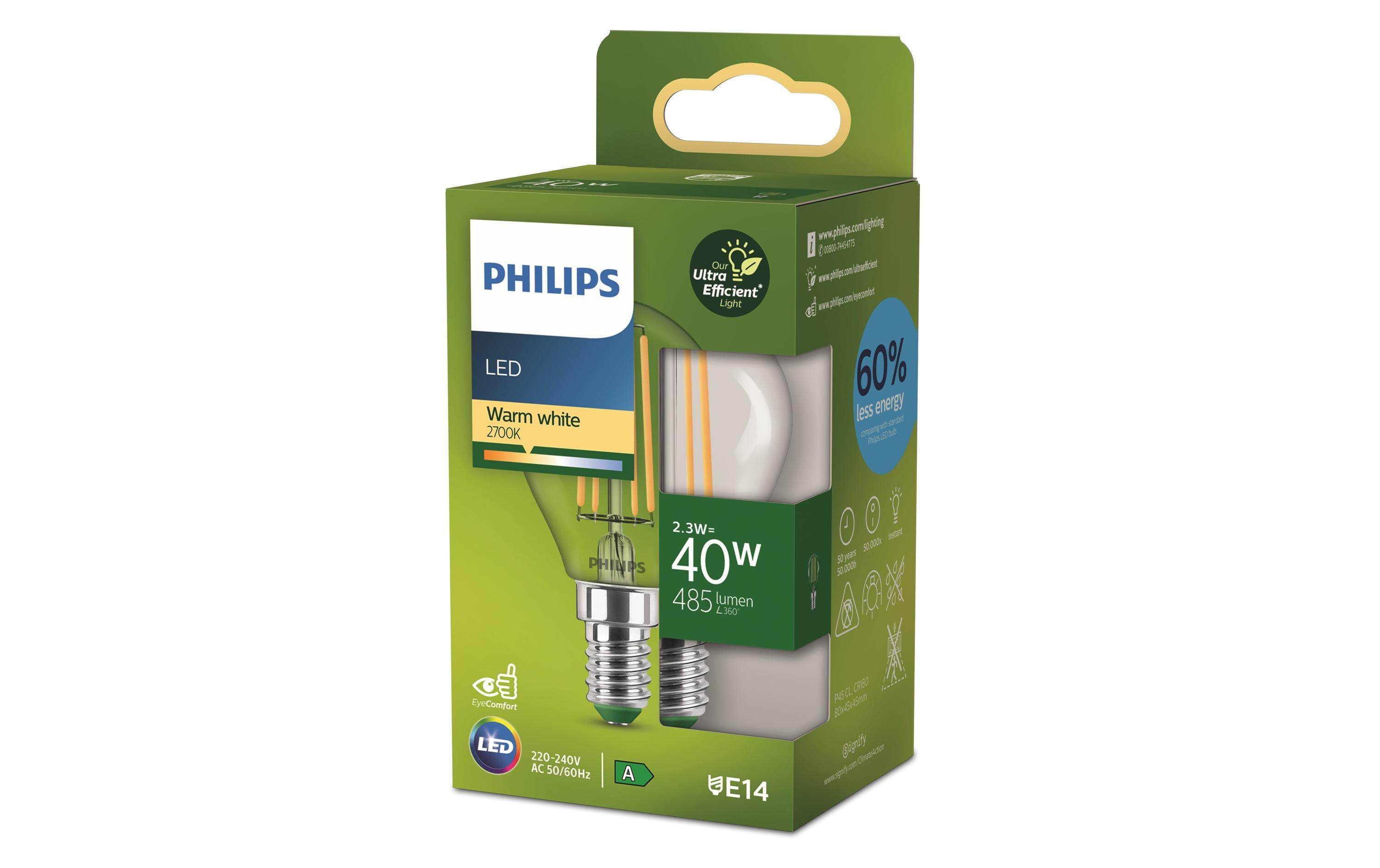 LED Lampe 2.3W (40W), E14, 485 lm, 2700K WarmweissLeuchtmittel