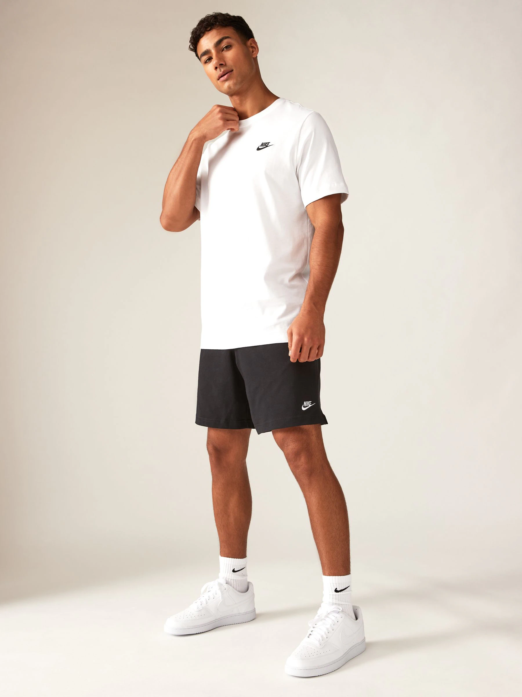 Zwart - Nike Club Knit shorts