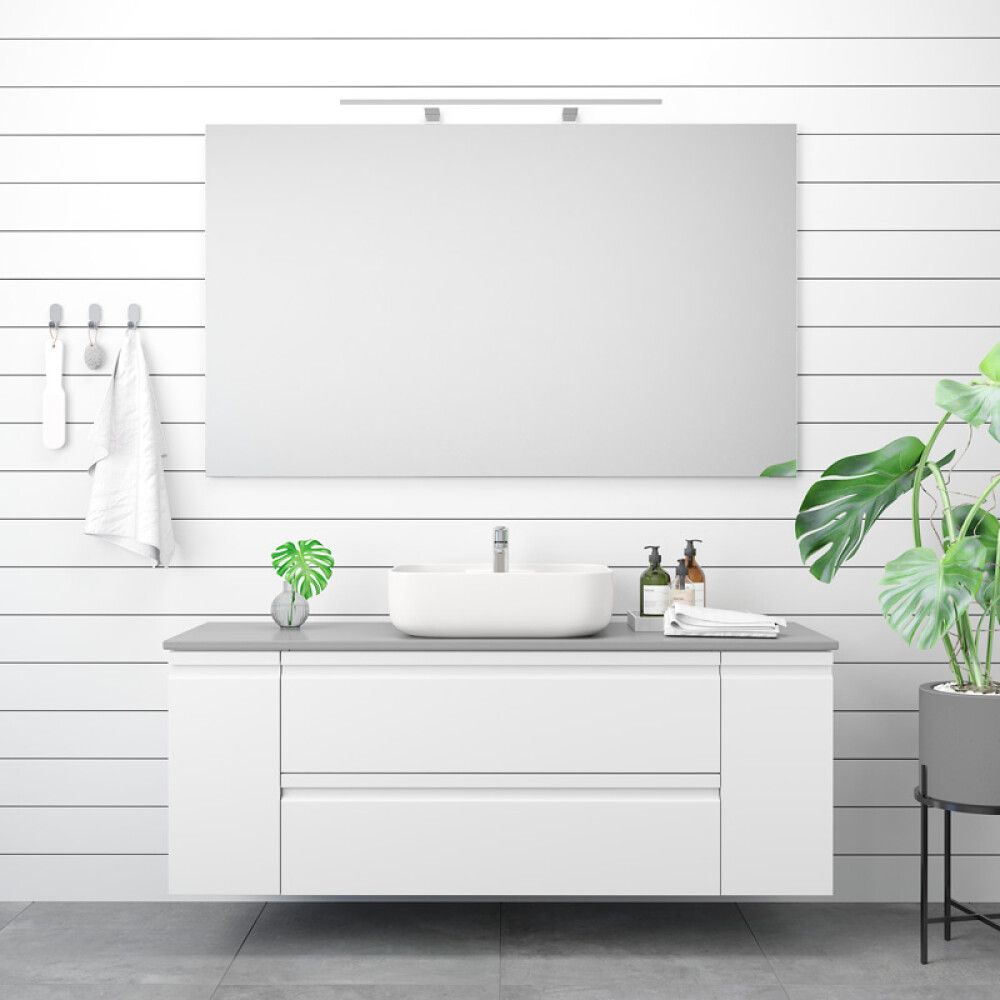 BADEROMSMØBEL CAMARGUE SKÄRGÅRD IQ SETT 15 HVIT 150,8CM