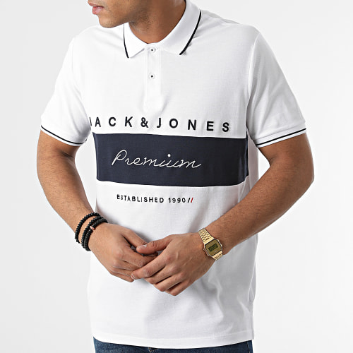 Polo Manches Courtes Bladuo Blanc