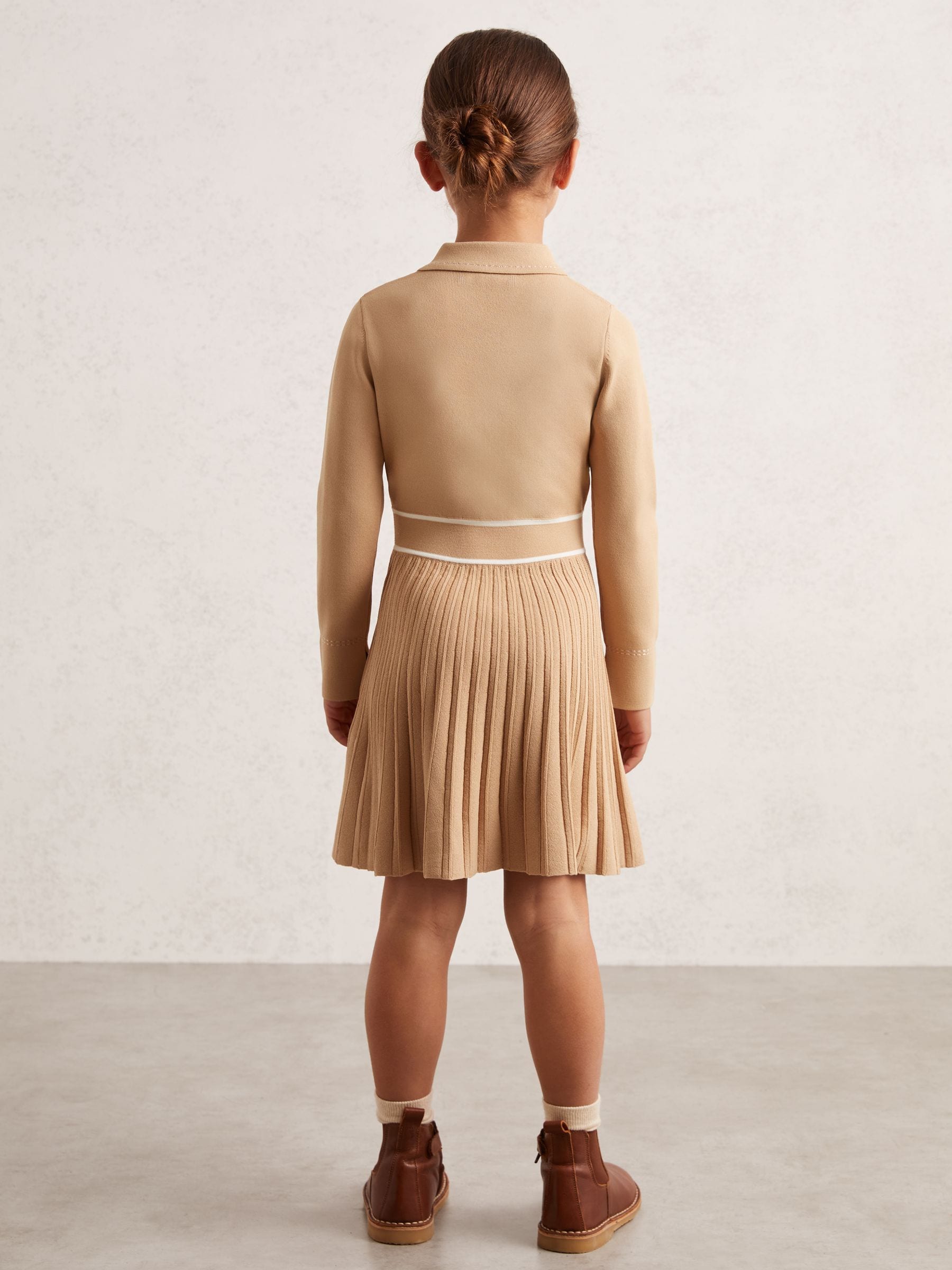 Camel - Reiss Sapna Dress