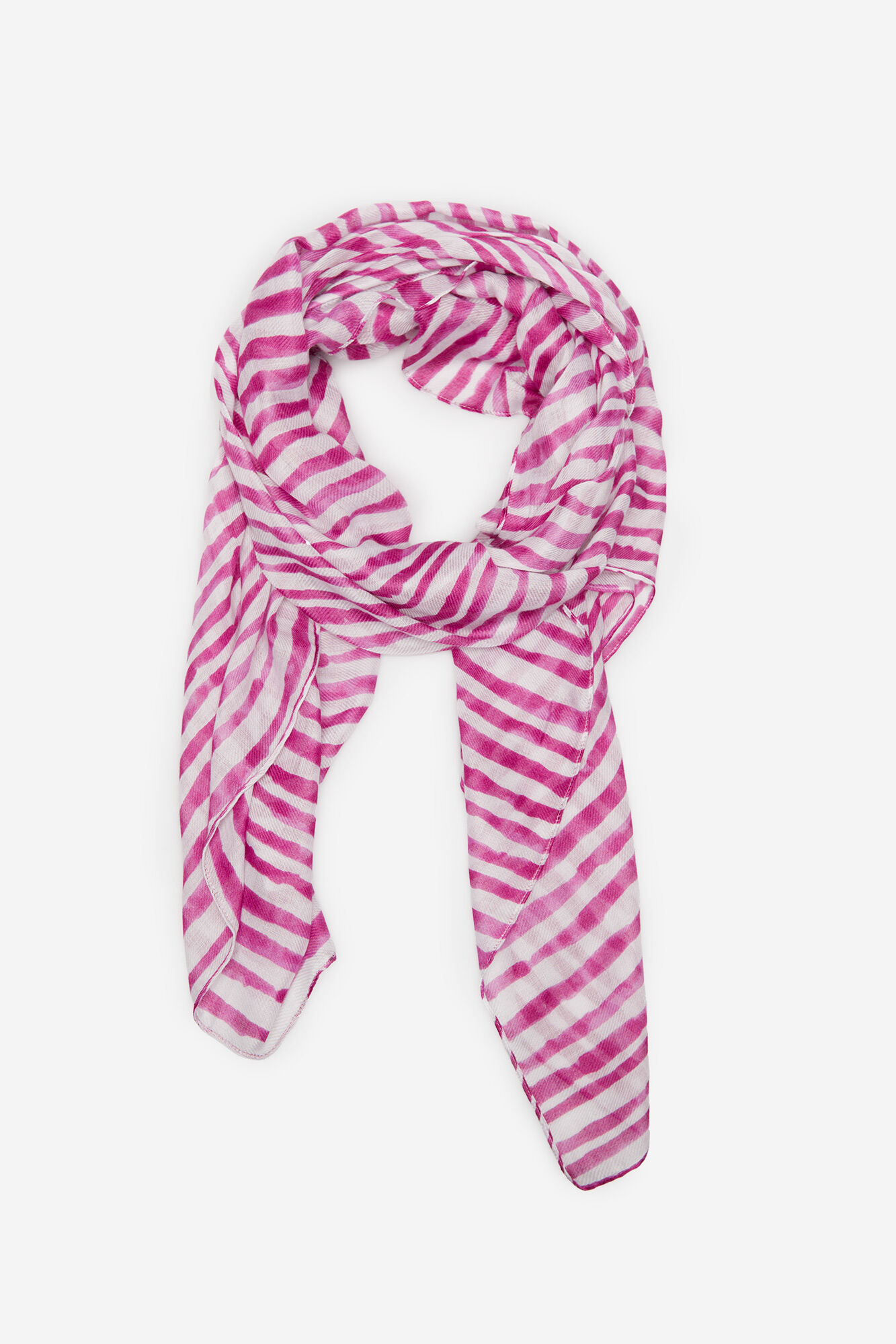 Cachecol listrado - Roxo