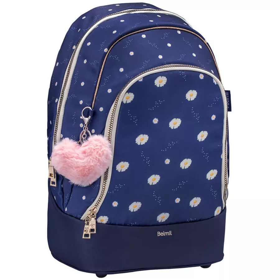 Belmil Schulrucksack 2-IN-1 Schulrucksack & Gürteltasche Daisy