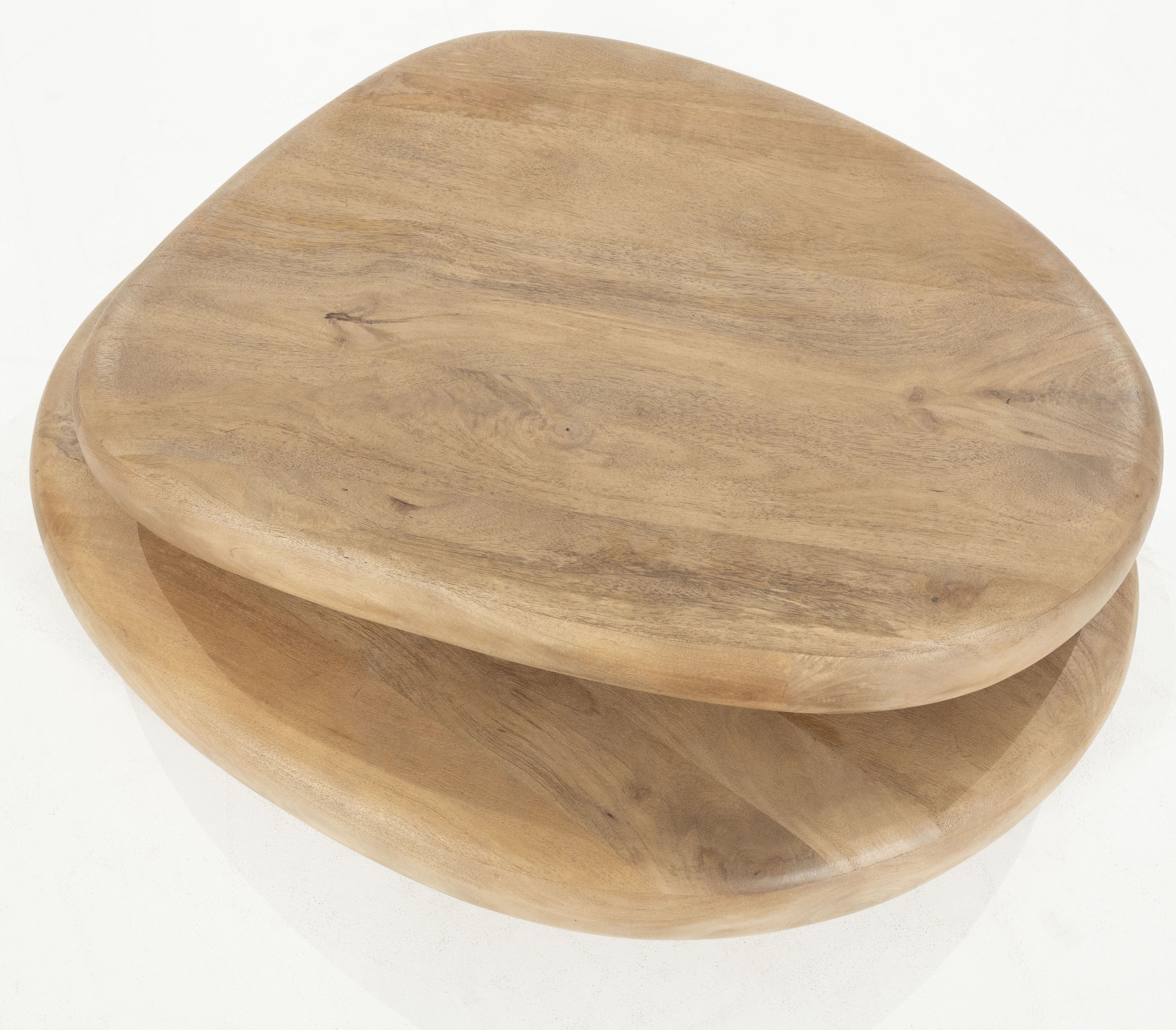 Salontafel light brown 250079 Kabo B100 x D80 x H27 cm
