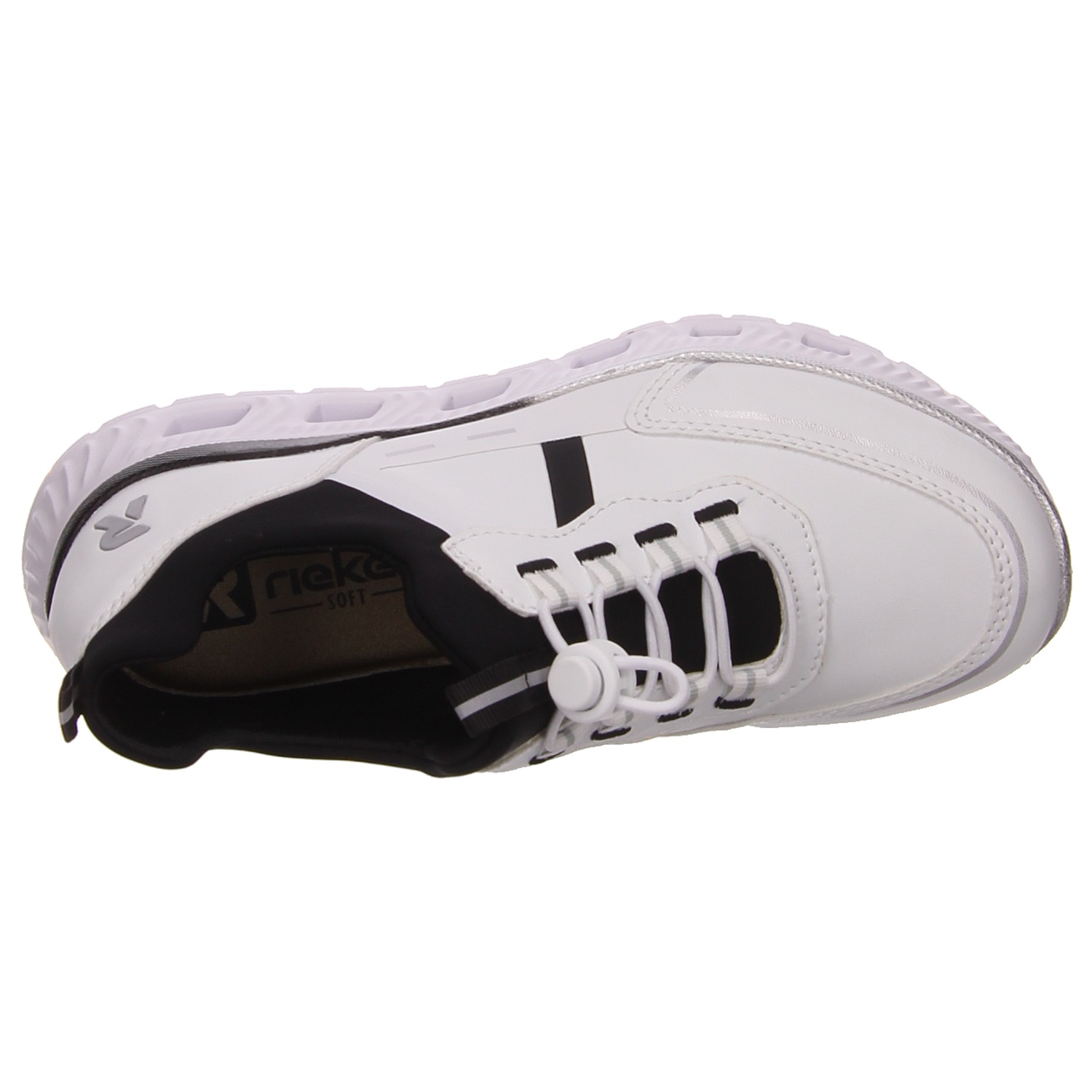 Rieker Sneaker weiß weiss/weiss kombi