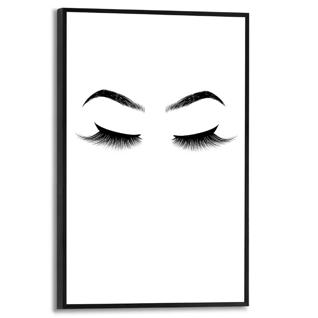 Wandbild 30 x 20 cm Brows & Lashes