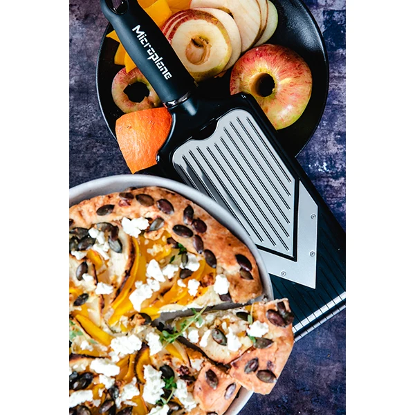 Mandoline en V réglable avec lame à julienne Microplane