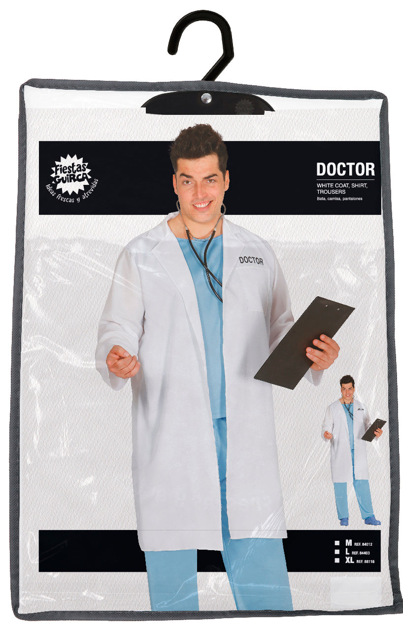 Dokter Kostuum Wit Heren