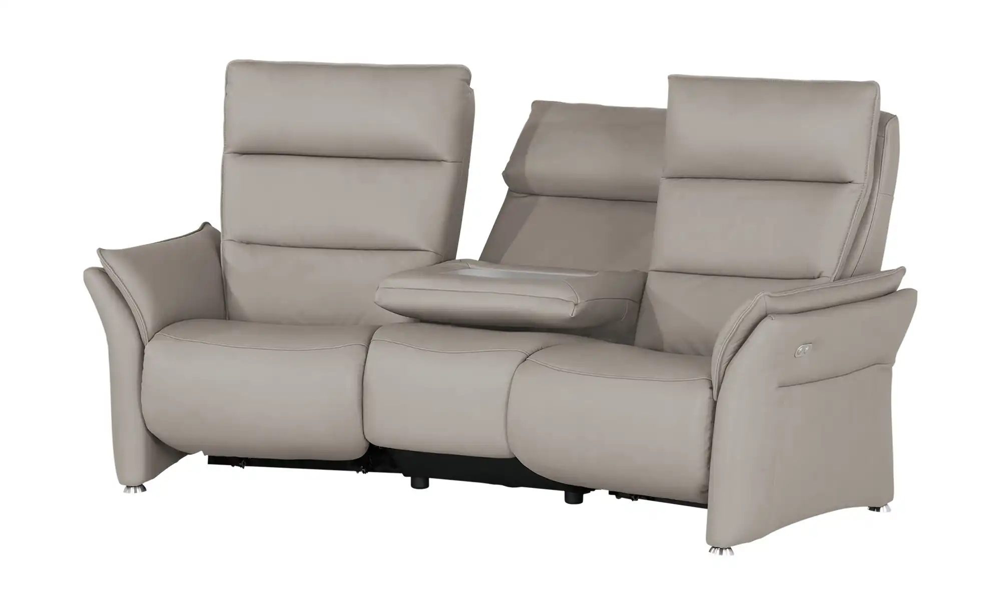 Hukla Trapezsofa aus Leder Corvina