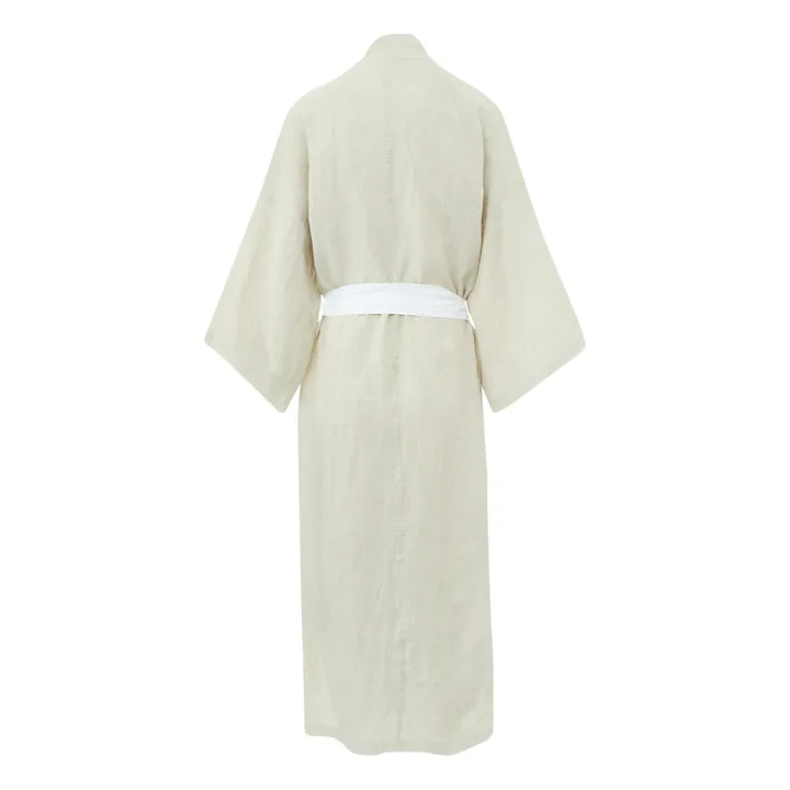 Deiji Studios Robe Ceinturée 02 Lin | Beige