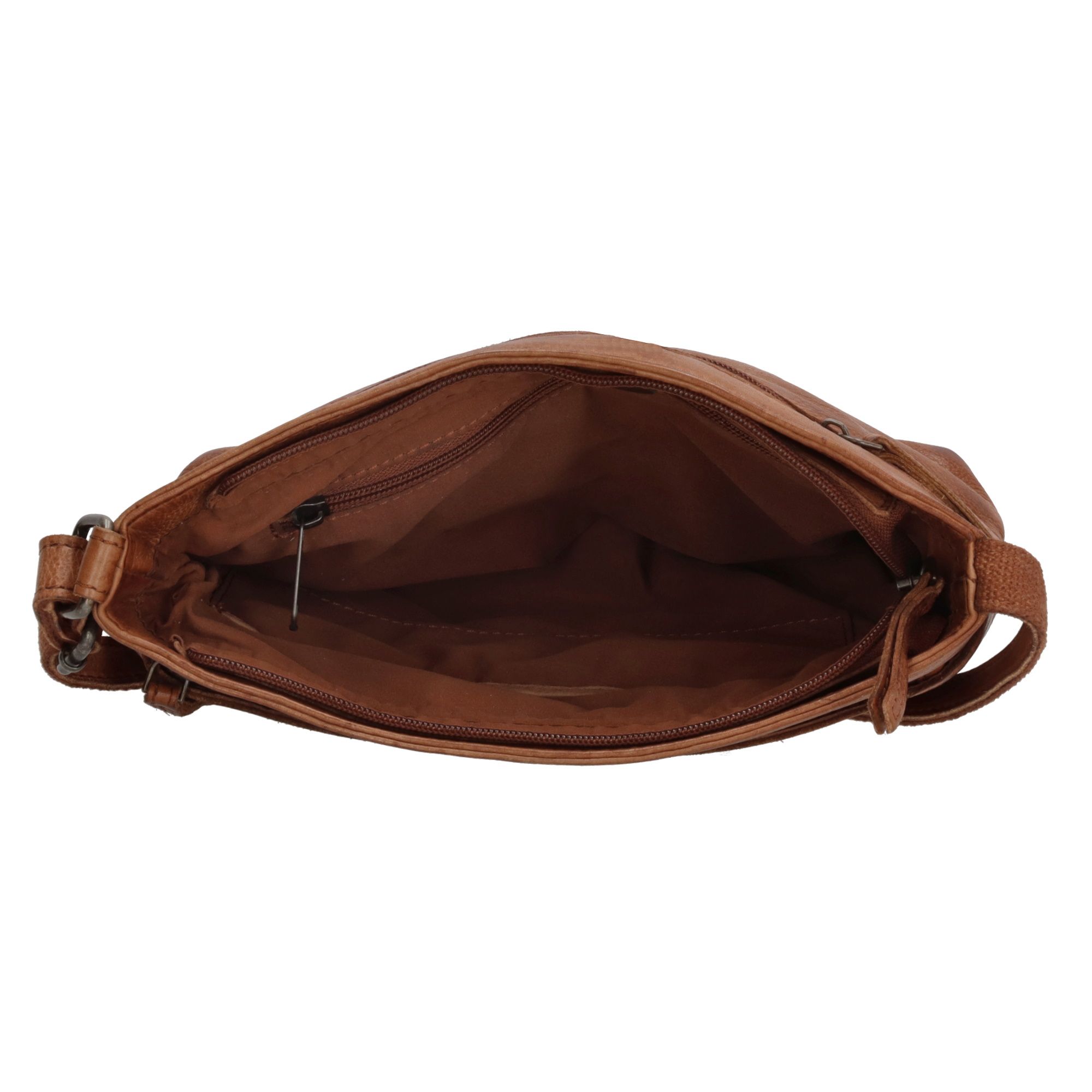 Hide & Stitches Paint Rock Schoudertas Cognac
