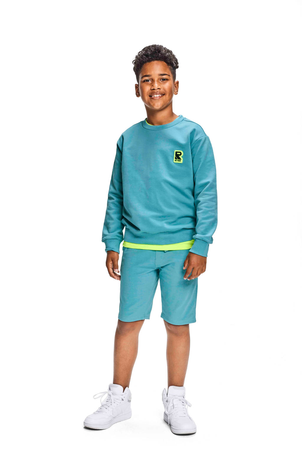 Retour Jeans sweatshort Maxim aquablauw