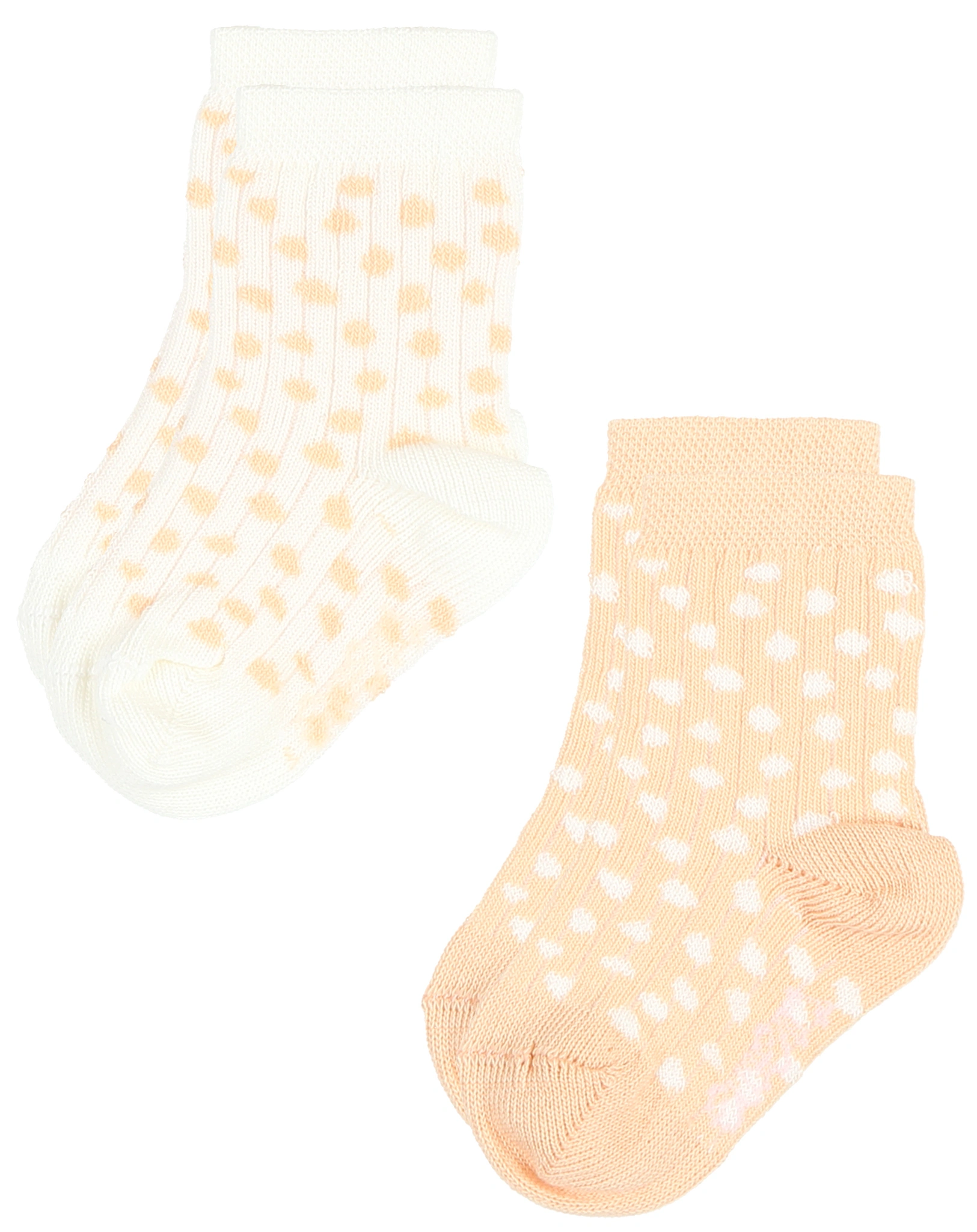 Söckchen BABY - RINGEL 6er Pack in kupfer/latte
