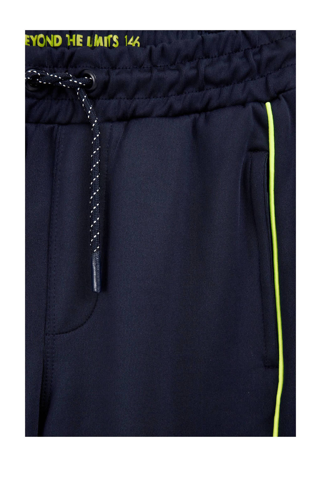 WE Fashion joggingbroek donkerblauw
