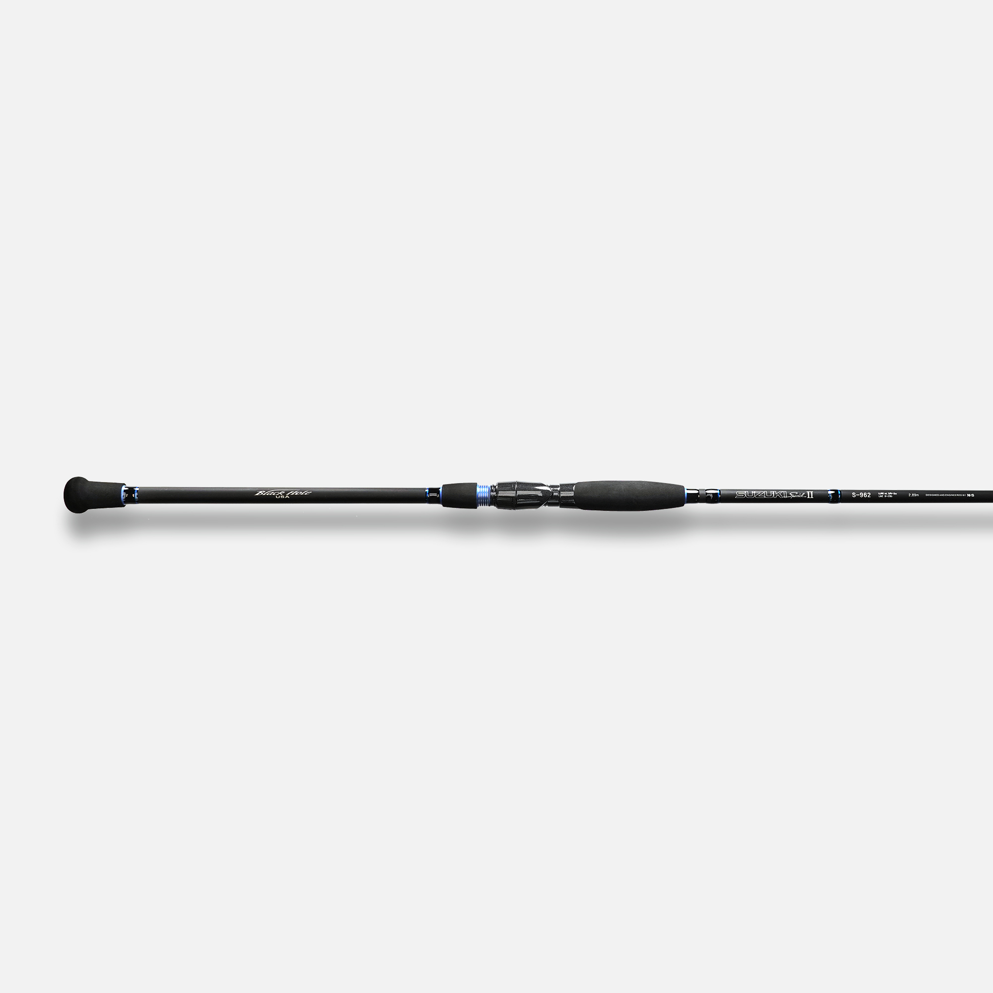 9'6 Suzuki Special Surf Rod Black Hole USA9'6 Suzuki Special Surf RodCanne spinning pour la pêche du bord9.6' (2m89), 20-85g, 30lb