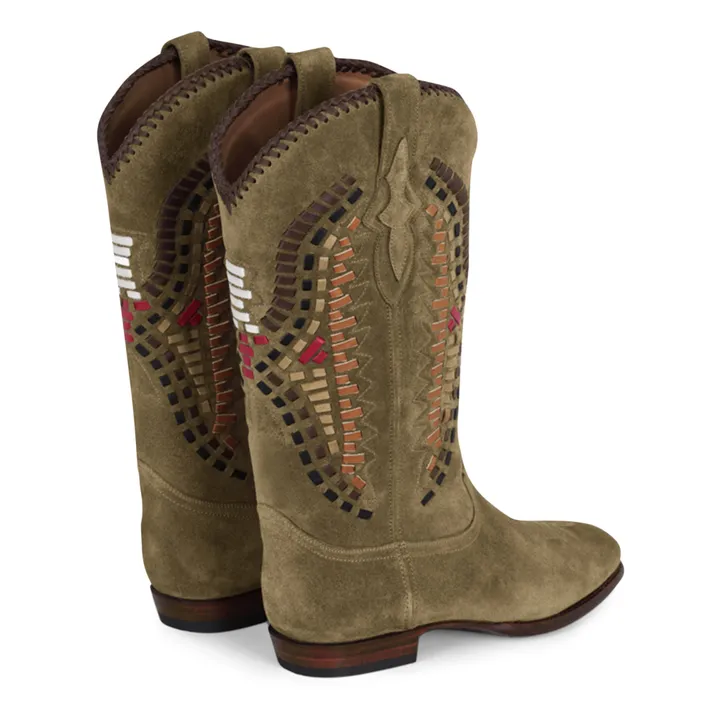 Shiloh Heritage Bottes Midnight Inca Daim | Beige
