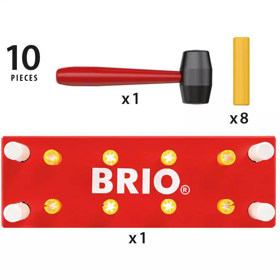 Brio Rote Klopfbank bunt