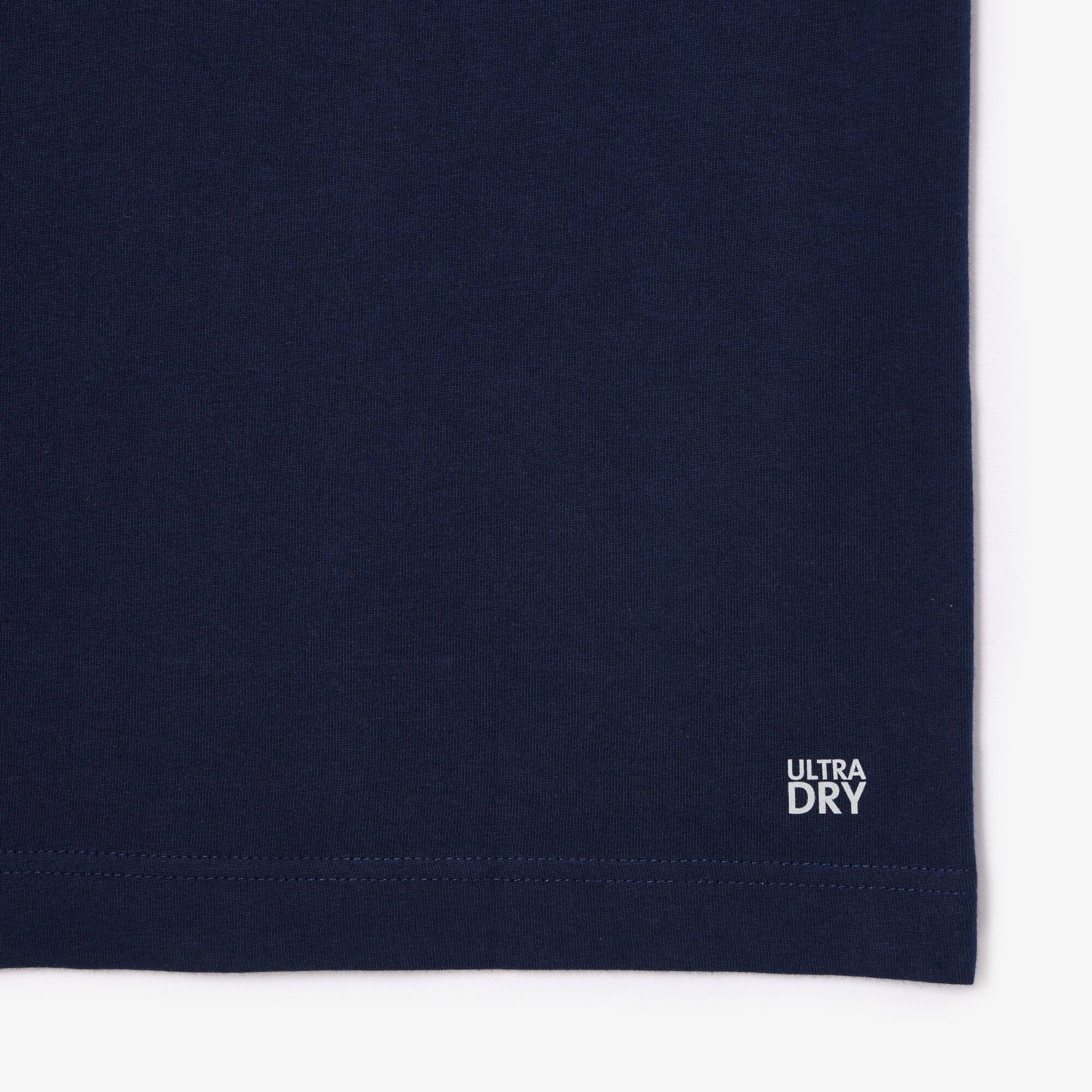 T-shirt Sport Ultra-Dry avec imprimé crocodile T-Shirts - Bleu - Lacoste - Homme