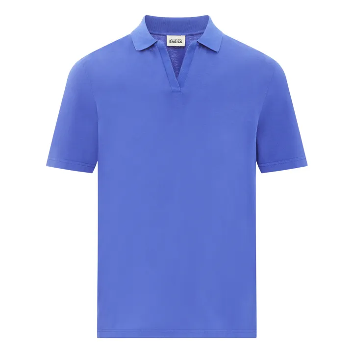 SMALLABLE BASICS Polo Homme Coton Bio | Bleu