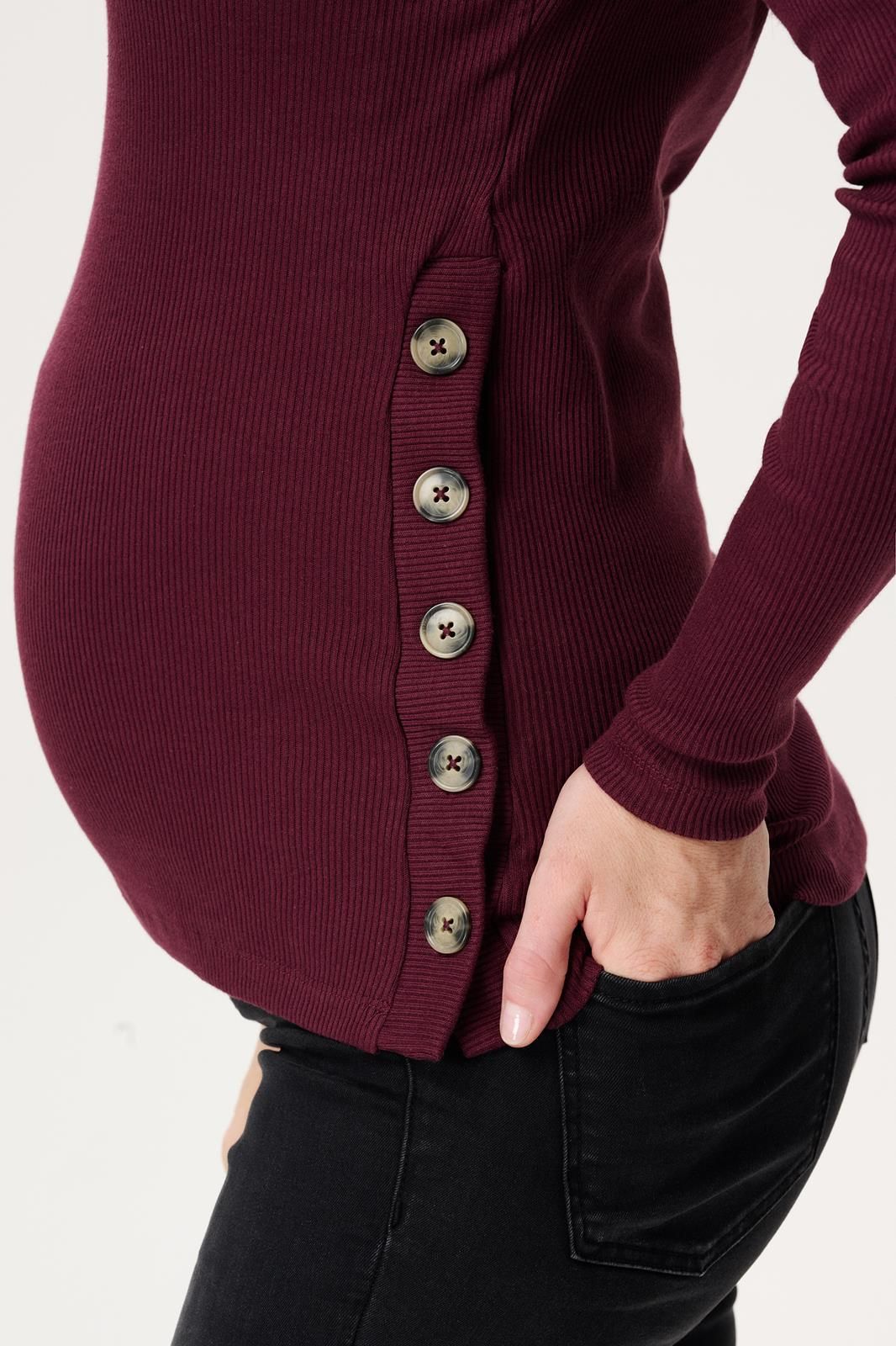 Noppies Maternity Voedingsshirt Aarhus - Fig