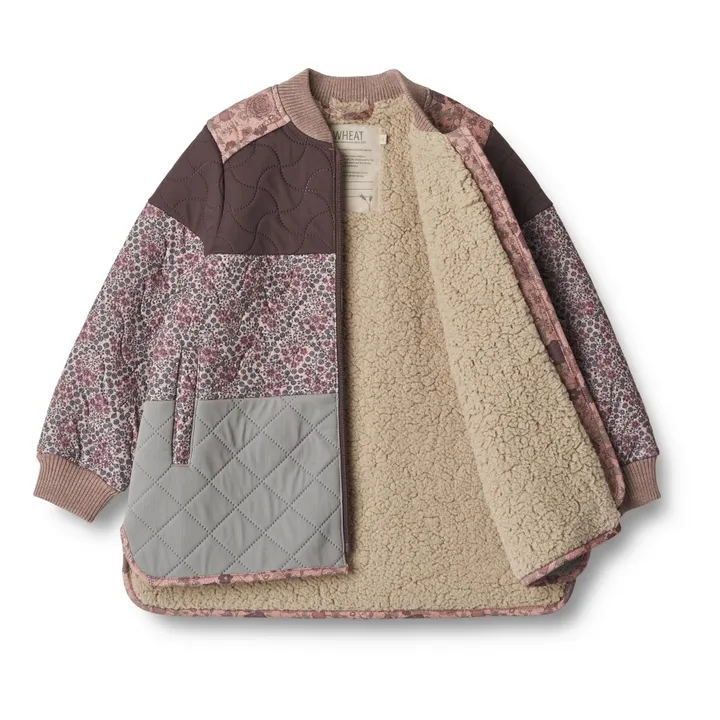Wheat Veste Matelassée Matières Recyclées Hadis | Aubergine