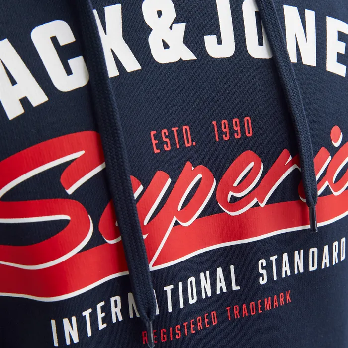 Jack & Jones Logo Hoodie Heren