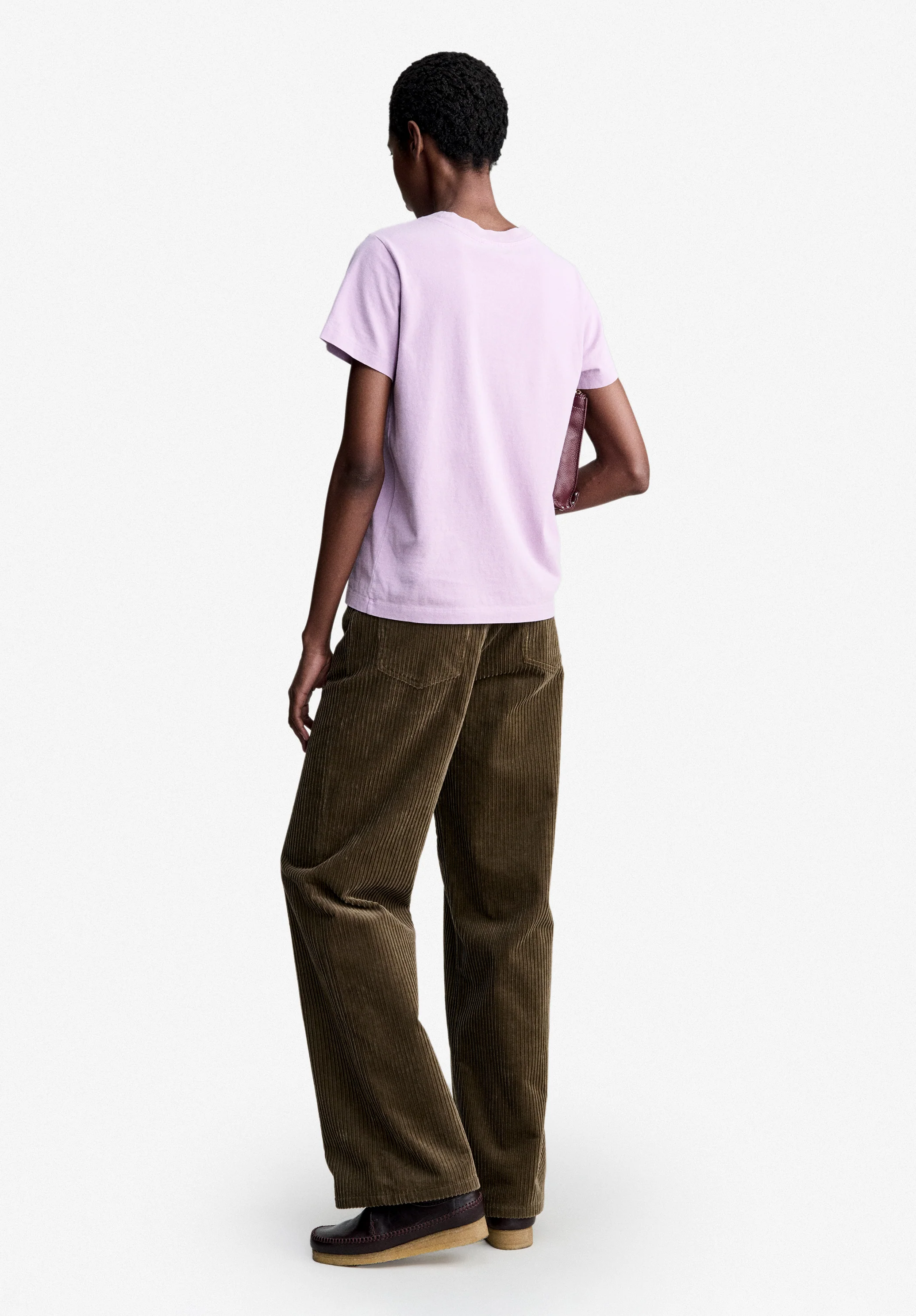 T-shirt rose pâle à logo A.P.C. Rue Madame - Rose pale