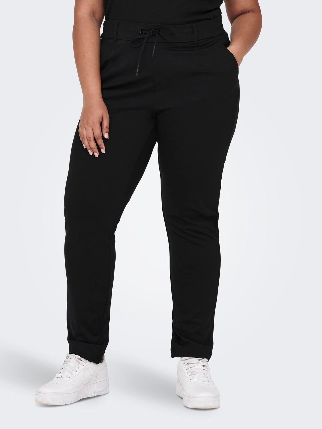 CARGOLDTRASH Mittlere Taille Normal geschnitten Hose Black