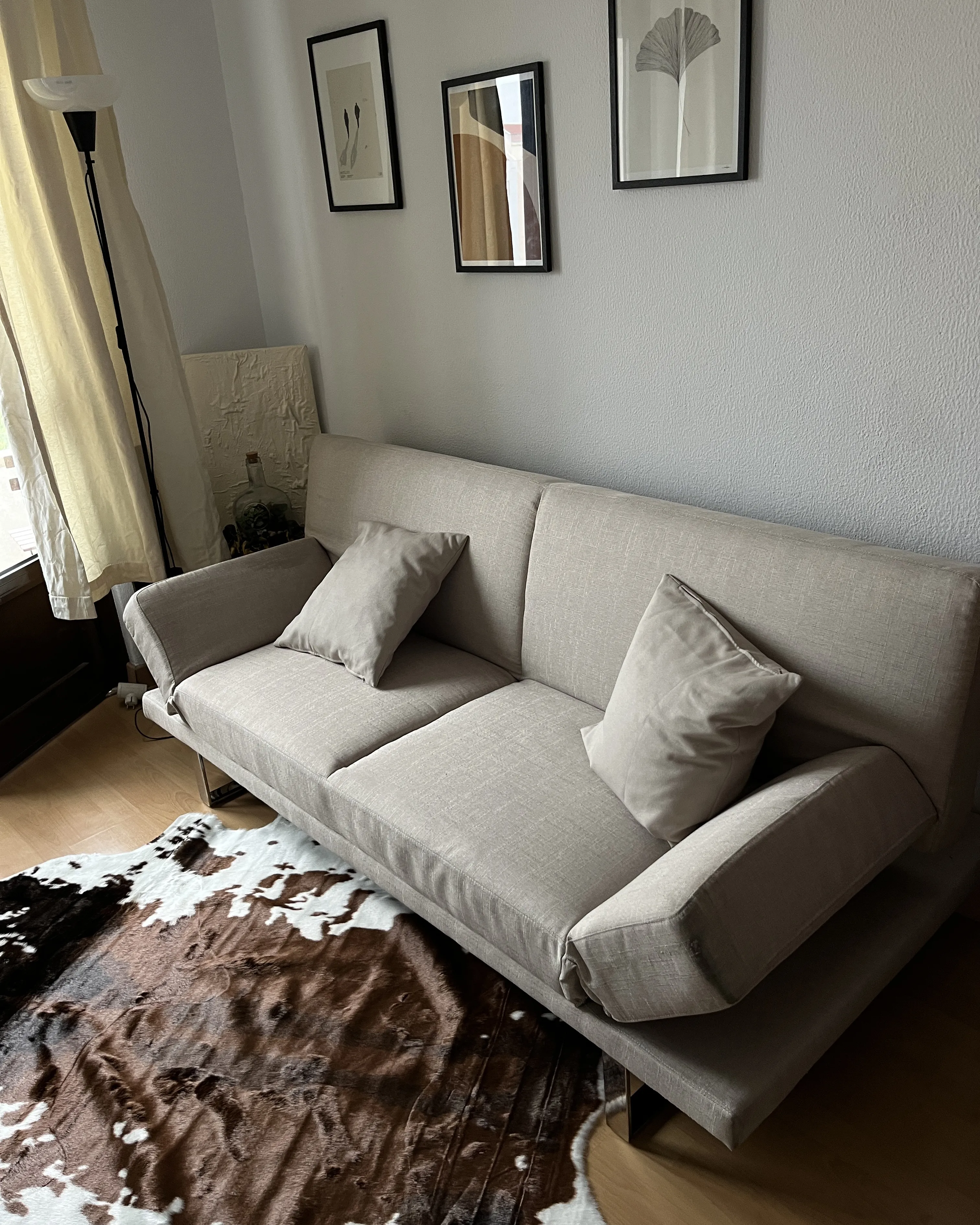 Slaapbank 2-zits YORK Stof Beige