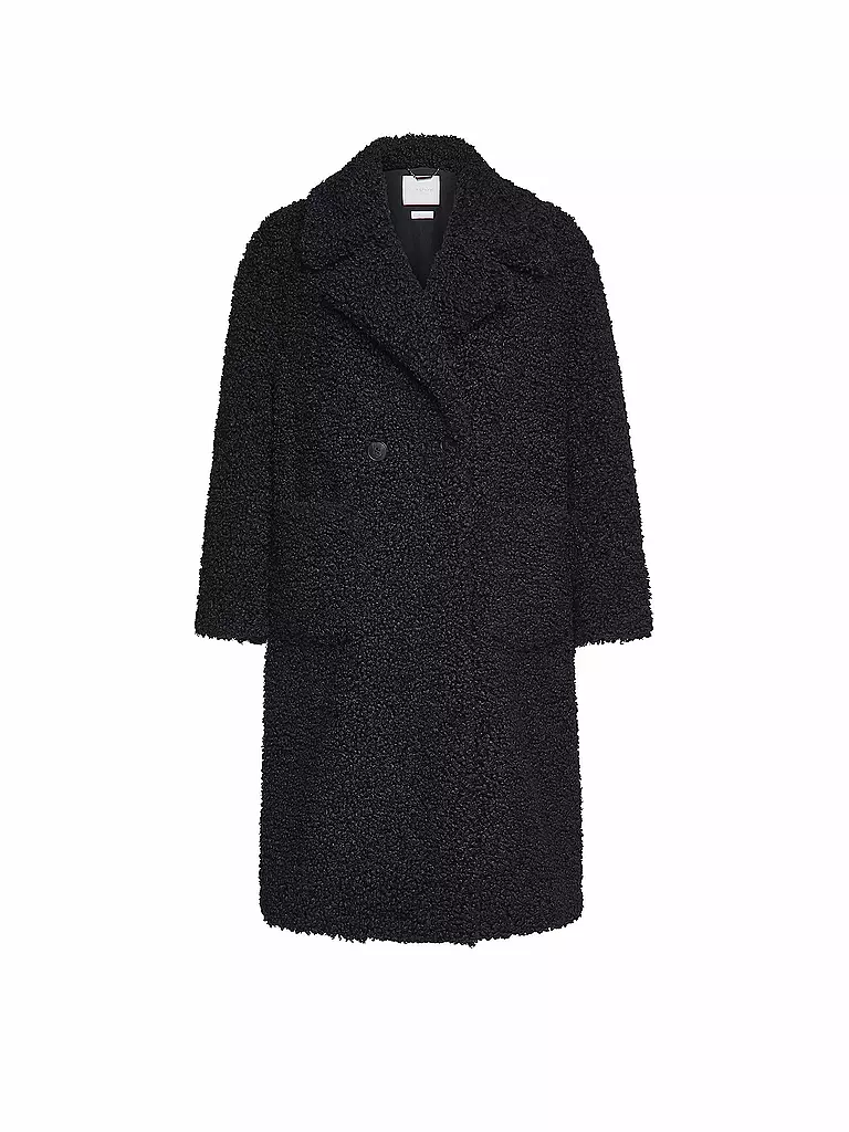 RICH & ROYAL Jacke in Felloptik dunkelblau