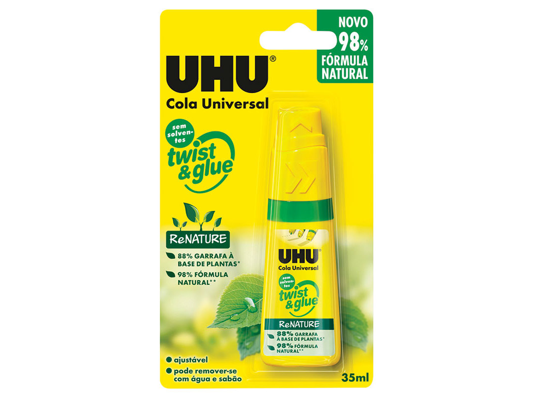 COLA UHU TWIST&GLUE SEM SOLVENTES 35ML